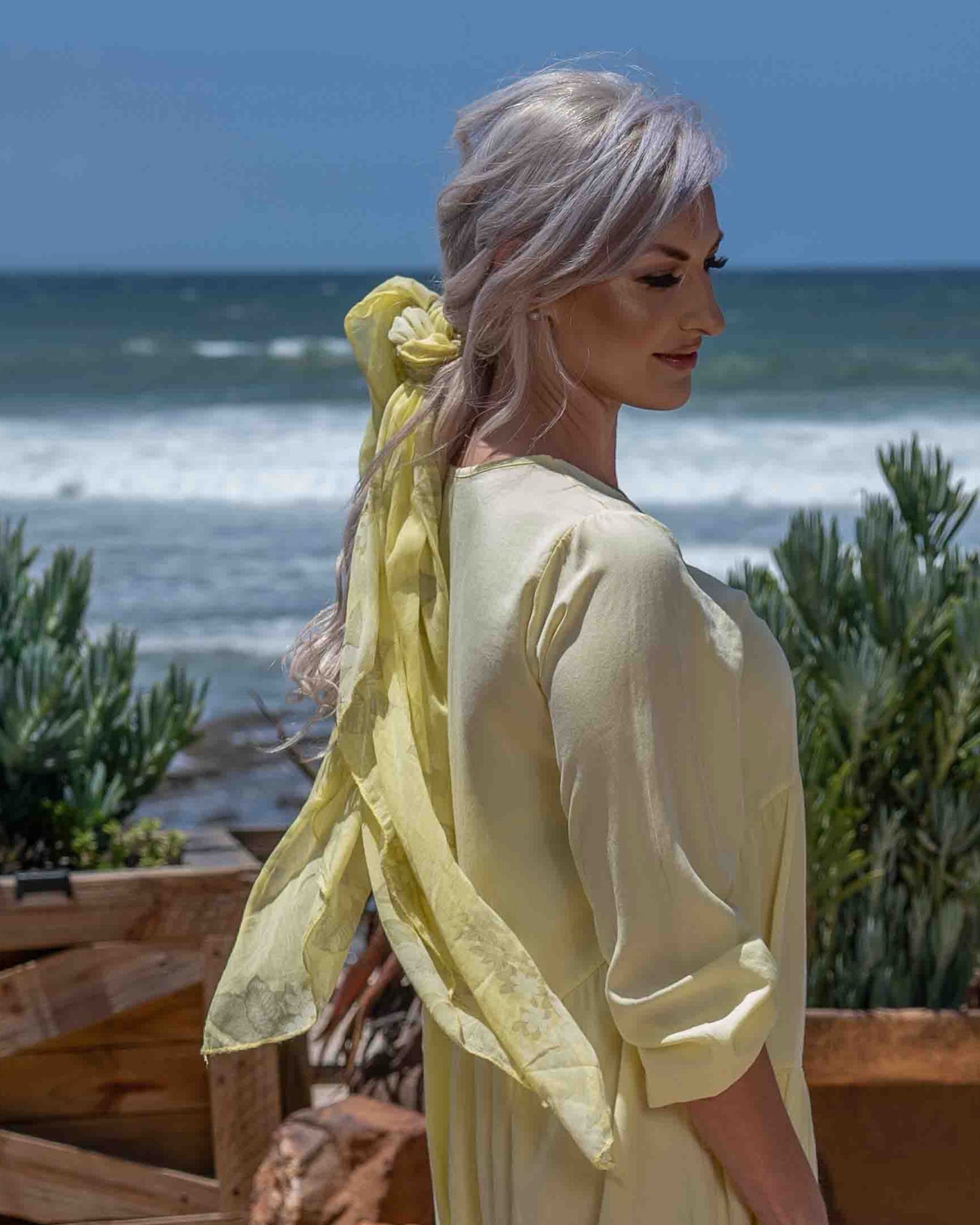 Soft Whispers Scarf | Sorbet Yellow